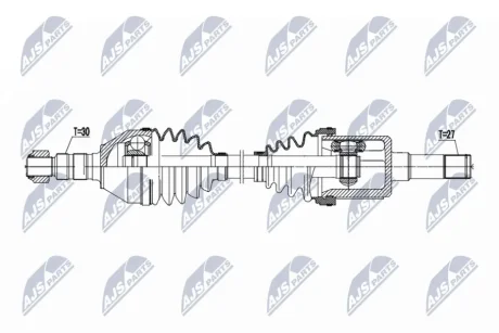 ПОЛУОСЬ NTY NPWPL167