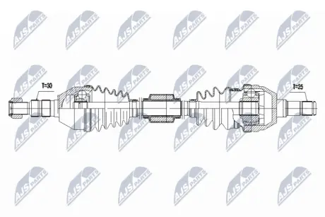 ПОЛУОСЬ NTY NPWPL168