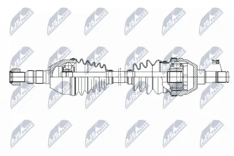 ПОЛУОСЬ NTY NPWPL169