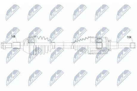 ПОЛУОСЬ NTY NPWPL177