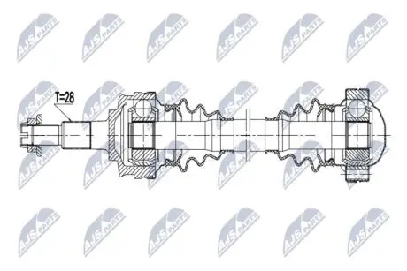 Автозапчасть NTY NPWPS010