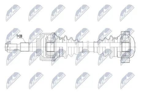 Автозапчасть NTY NPWPS020