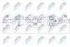 ПІВВІСЬ | DACIA LOGAN 11-, SANDERO 1.6 -12, /ПРАВ,MTM/ NTY NPWRE056 (фото 1)