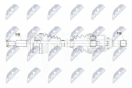 ПІВВІСЬ | DACIA LODGY 1.5DCI 15- /ПРАВ,MTM/ NTY NPWRE109
