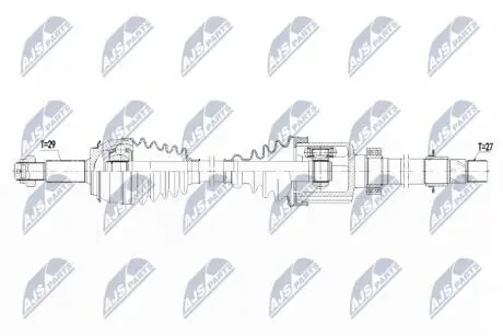 ПІВВІСЬ | RENAULT KADJAR 1.2TCE 130KM EDC 15- /ПРАВ,ATM/ NTY NPWRE128