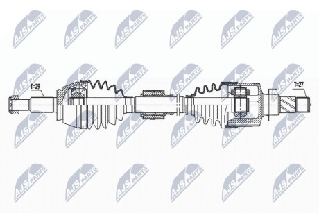 ПІВВІСЬ | RENAULT TALISMAN 1.6TCE150, TCE200 15-, 1.8 TCE225 /ЛІВ,ATM/ NTY NPWRE176 (фото 1)