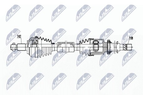 ПІВВІСЬ | RENAULT CLIO III SPORT 2.0 06- /ПРАВ,MTM/ NTY NPWRE194