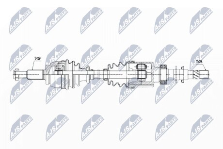 ПІВВІСЬ | RENAULT SCENIC/GRAND SCENIC 1.5DCI 16- /ПРАВ/ NTY NPWRE198