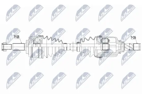 ПОЛУОСЬ NTY NPWRE226