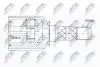 ШАРНІР РІВНИХ КУТОВИХ ШВИДКОСТЕЙ | SUBARU FORESTER 01-07, IMPREZA 07-11, LEGACY 03-09 NTY NPWSB013 (фото 1)