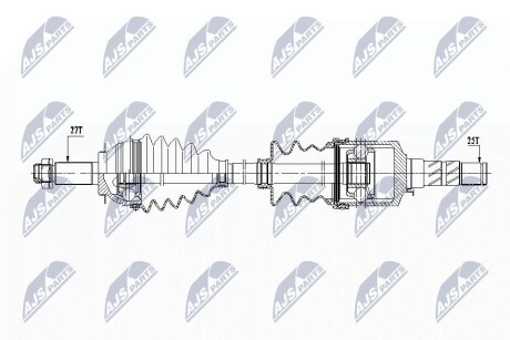 ПІВВІСЬ | SUBARU IMPREZA 2.0,2.5,2.5T 14-, WRX STI 2.5T 14- /ПЕРЕД,Л/П/ NTY NPWSB019