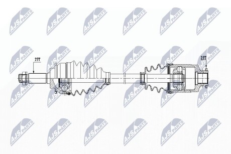 ПІВВІСЬ | SUBARU IMPREZA 97-99, FORESTER 2.0,2.0T 98-99, LEGACY II 96-, LEGACY III 98- /ПЕРЕД,Л/П/ NTY NPWSB031