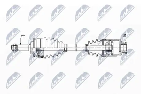 ПІВВІСЬ | SUBARU IMPREZA 97-99, FORESTER 2.0,2.0T 98-99, LEGACY II 96-, LEGACY III 98- /ПЕРЕД,Л/П/ NTY NPWSB031