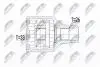 Внутренний шрус suzuki sx4 2wd fiat sedici 1.9d 2wd,4410179j60 NTY NPWSU016 (фото 1)