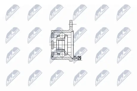 ШАРНИР РАВНЫХ УГЛОВЫХ СКОРОСТЕЙ NTY NPWSU055