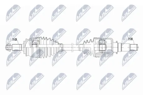 ПОЛУОСЬ NTY NPWSU067