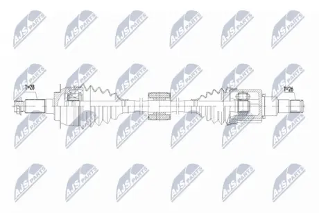 ПОЛУОСЬ NTY NPWSU071