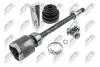 ШАРНІР РІВНИХ КУТОВИХ ШВИДКОСТЕЙ | TOYOTA AVENSIS AT220/ZZT220/AT221/ST220 1.6,2.0 97-03 /ПРАВ/ NTY NPWTY021 (фото 2)