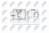 Внутренний шрус Toyota rav4 atm 2.0 2.4 0512,4304028021 NTY NPWTY037 (фото 1)