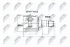 Внутренний шрус Toyota hilux ggn25 3.0d4d 0511&gt;,430400k010 NTY NPWTY043 (фото 1)