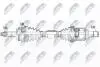 ПІВВІСЬ | TOYOTA CAMRY 2.5 ASV50 11-17 /ЛІВ/ NTY NPWTY172 (фото 1)