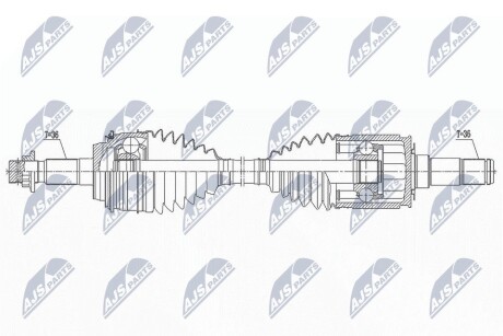 ПІВВІСЬ | TOYOTA SEQUOIA 4.6,4.7,5.7 AWD 07-22 /ЗАД,ПРАВ,ATM/ NTY NPWTY181