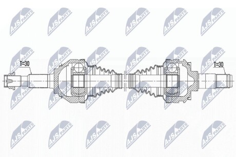 ПІВВІСЬ | LEXUS LS460,LS600H 07-17 /ЗАД,ПРАВ,ATM/ NTY NPWTY182