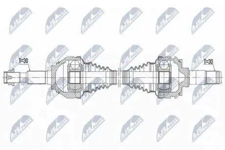 ПІВВІСЬ | LEXUS LS460,LS600H 07-17 /ЗАД,ПРАВ,ATM/ NTY NPWTY182
