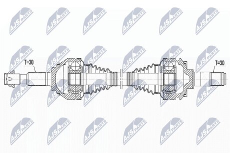 ПІВВІСЬ | LEXUS LS460,LS600H 07-17 /ЗАД,ЛІВ,ATM/ NTY NPWTY183