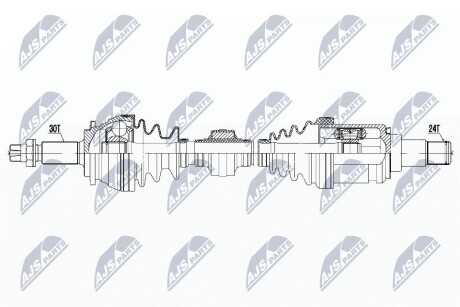 ПІВВІСЬ | TOYOTA RAV4 2.5HYBRID 10.2015-18 /ПЕРЕД,ЛІВ,ATM/ NTY NPWTY184