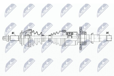 ПІВВІСЬ | TOYOTA RAV4 2.5HYBRID 10.2015-18 /ПЕРЕД,ПРАВ,ATM/ NTY NPWTY186