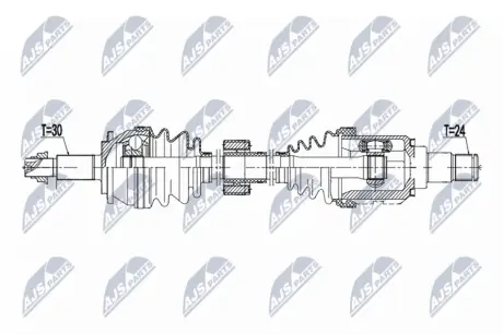 ПОЛУОСЬ NTY NPWTY196