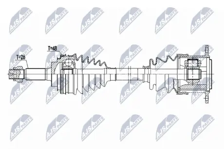 ПОЛУОСЬ NTY NPWTY198