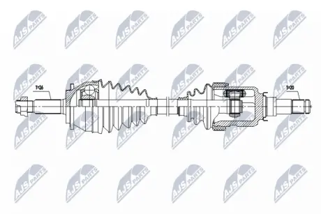 ПОЛУОСЬ NTY NPWTY200