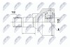 ШАРНІР РІВНИХ КУТОВИХ ШВИДКОСТЕЙ | VOLVO XC60 2.0T 2008-2013 /ЛІВ,ATM POWERSHIFT MPS6/ NTY NPWVV095 (фото 1)