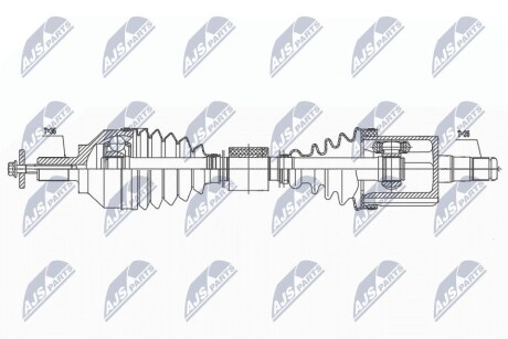 ПІВВІСЬ | VOLVO S40II/V50 2.4,T5,D5 04-, C30 2.4,T5,D5 06-, C70II 2.4,T5,D5 06- /ЛІВ,ATM/ NTY NPWVV139