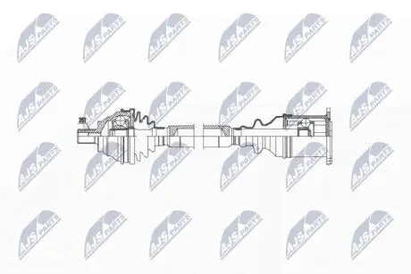 ПІВВІСЬ | VW GOLF V/VI 1.9/2.0TDI 03-, PASSAT 1.9TD, 2.0TDI, 3.2FSI 05-, CADDY 04-, TOURAN 03-, JETTA 05-, CC 11-, SKODA OCTAVIA 1.9/2.0TDI 04, SUPERB 2.0TDI 08-, AUDI A3 1.9/2.0TDI 03- /ПРА NTY NPWVW038