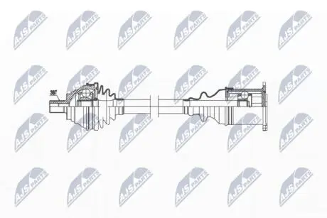 ПІВВІСЬ | VW GOLF V/VI 1.9/2.0TDI 03-, PASSAT 1.9TD, 2.0TDI, 3.2FSI 05-, CADDY 04-, TOURAN 03-, JETTA 05-, CC 11-, SKODA OCTAVIA 1.9/2.0TDI 04, SUPERB 2.0TDI 08-, AUDI A3 1.9/2.0TDI 03- /ЛІВ NTY NPWVW039