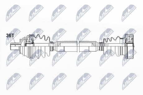 ПІВВІСЬ | VW GOLF V/VI/VII, SPORTSVAN, PLUS, JETTA III/IV, PASSAT 05-10, TOURAN 03-, CADDY III, SKODA OCTAVIA II/III, SUPERB II, YETI, AUDI A3 03-, SEAT LEON 05-, ALTEA, ALTEA XL, TOLEDO II NTY NPWVW085