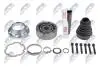 ШАРНІР РІВНИХ КУТОВИХ ШВИДКОСТЕЙ | VW 4MOTION TIGUAN 07-18, GOLF V,VI, PASSAT 05-15, CC 08-16, SKODA OCTAVIA II 4WD 04-13, SUPERB II 4WD 08-15, AUDI QUATTRO A1, A3 03-15, Q3, TT 06-15, SEAT 4WD ALTEA, ALTEA XL /ЗАД, NTY NPWVW088 (фото 2)