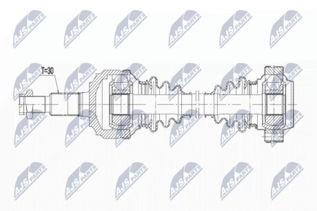 ПІВВІСЬ | VW TOUAREG 3.2,3.2,3.6,4.2,6.0,3.0TDI,5.0TDI 02-, PORSCHE CAYENNE 02- /ЗАД,L=P,MTM,ATM/ NTY NPWVW186