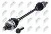 Полуось передняя левая vw id4 20-, id5 21-, skoda enyaq iv 20-, audi q4 e-tron 21-, 1eb407271b NTY NPWVW227 (фото 2)