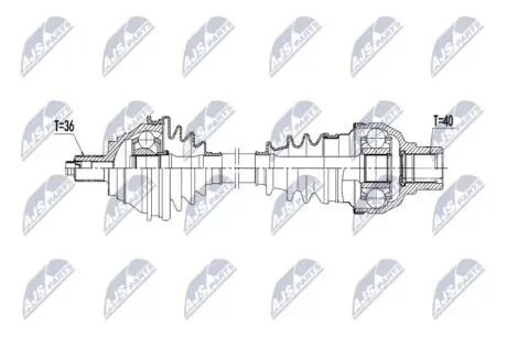 Автозапчасть NTY NPWVW228