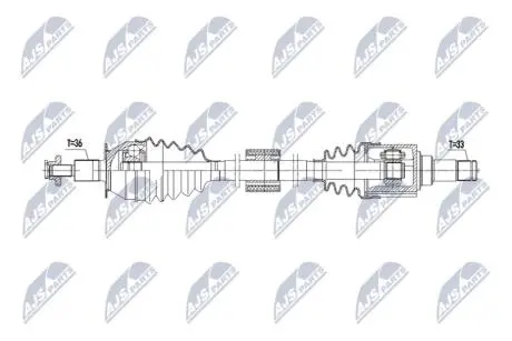 Автозапчасть NTY NPWVW234