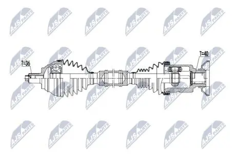 Автозапчасть NTY NPWVW235
