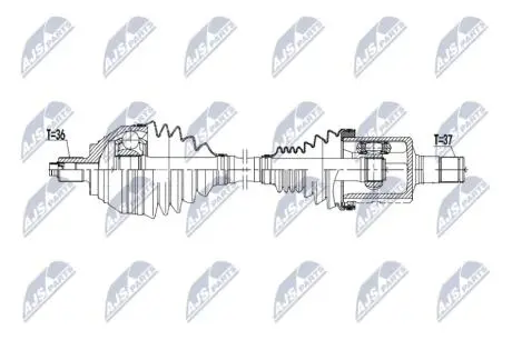 Автозапчасть NTY NPWVW236