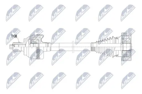 Автозапчасть NTY NPWVW241