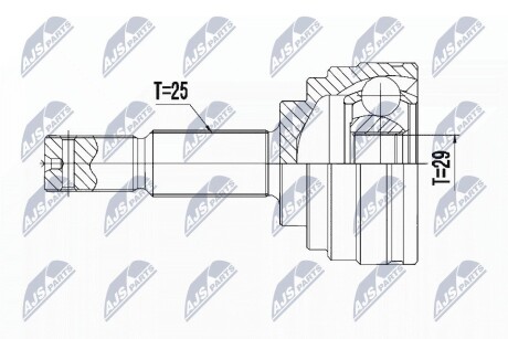 Наружный шрус nissan micra k13 10-/ куб 03-,39211-3u000 NTY NPZNS093 (фото 1)