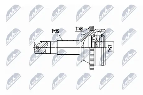 Фото шАРНИР РАВНЫХ УГЛОВЫХ СКОРОСТЕЙ NTY NPZPL049 ШАРНИР РАВНЫХ УГЛОВЫХ СКОРОСТЕЙ NTY NPZPL049