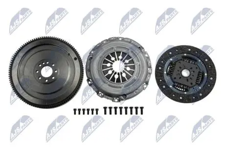 Комплект сцепления с одномассовым маховиком форд анг. 2.0tdci focus ii 04-12/ mondeo iv 07-15,146870 NTY NZSFR007